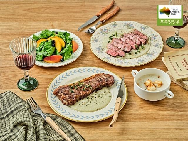 집에서 즐기는 <strong>스테이크</strong>…호주청정우 채끝 등심 <strong>스테이크</strong> 조리법