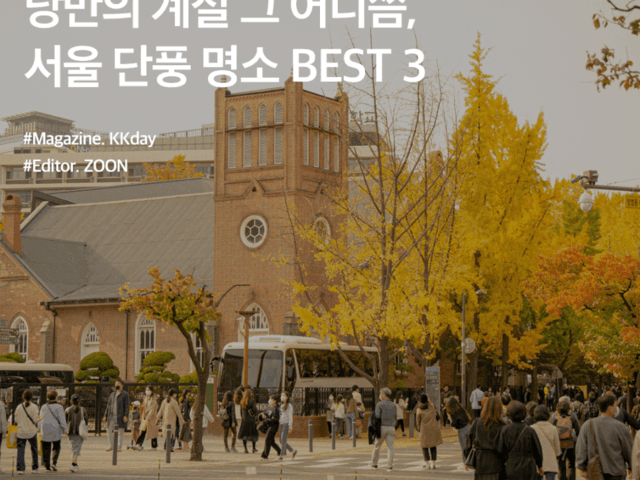 서울 단풍 명소 BEST 3 :: 낭만의 계절 그 어디쯤