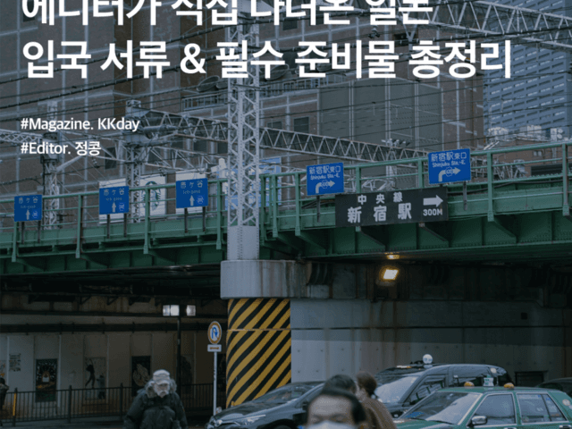 일본 입국조건 :: 에디터가 직접 다녀온 일본, 입국 서류 & 필수 준비물 총정리