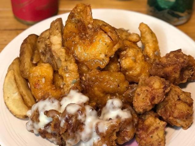 오늘 저녁 닭강정에 맥주 한잔?! 동네 닭강정 맛집
