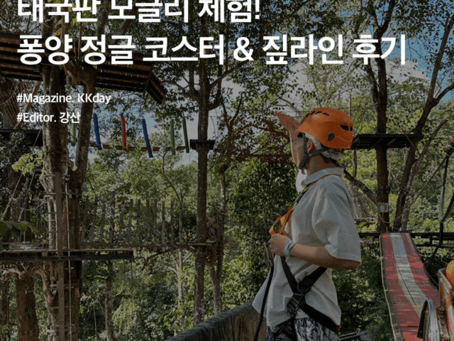 <strong>치앙마이</strong> 액티비티 추천 :: 태국판 모글리 체험! 퐁양 정글 코스터 & 짚라인 후기