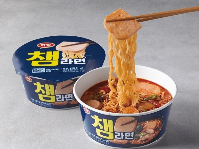 ‘맛없없 조합’ 라면과 햄이 만났다…하림. '챔라면' 선봬