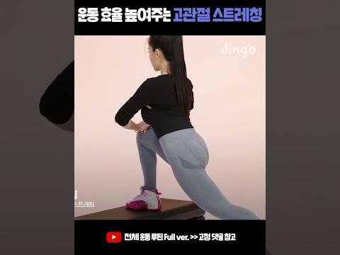 운동 효율 높여주는 고관절 스트레칭 #<strong>딩고</strong>헬스 #홈트 #Shorts