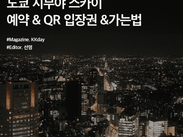 마천루 위에서 감상하는 도쿄, 시부야 스카이 예약 & QR 입장권 &<strong>가는법</strong>