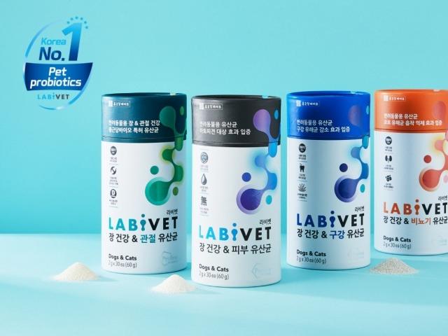종근당바이오 라비벳, 반려동물 유산균 국내 판매 1위