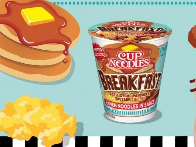 “<strong>아침</strong>, 메이플시럽 맛 컵누들 드세요” 닛신푸드USA, <strong>아침</strong>용 컵라면 출시