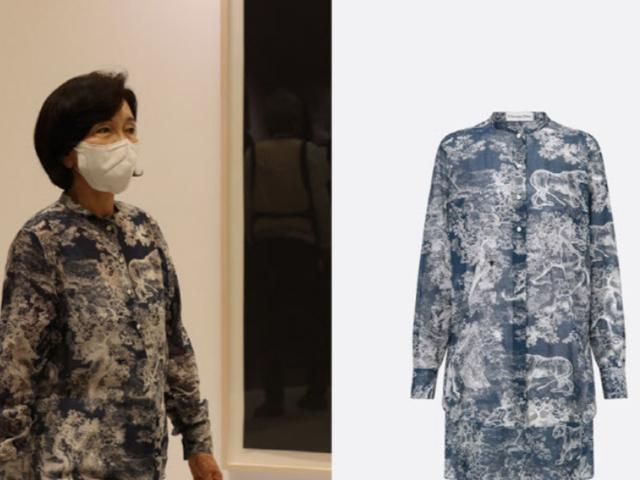 '디올 찰떡' 홍라희 전 리움 관장, 프리즈 서울 패션