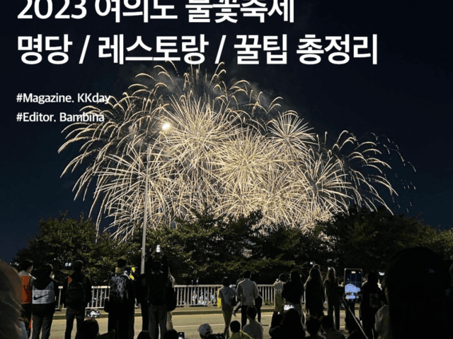 2023 여의도불꽃축제 (서울 세계불꽃축제) 명당, 레스토랑, 꿀팁 총정리