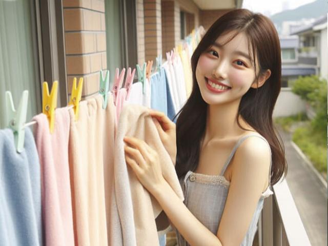 "널기 전에 이렇게 했더니.." 건조기 없이도 호텔 <strong>수건</strong>처럼 뽀송하게 빨래하는 <strong>방법</strong>