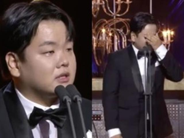 "학폭 가해자 다 말하려고 했는데.." '신인상' <strong>곽튜브</strong>, '오열' 수상 소감으로 시청자들 모두 울렸다