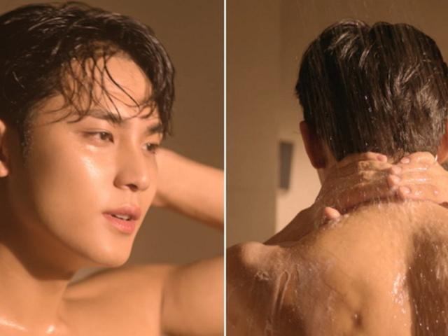 상탈하고 광고 촬영 중인데... <strong>세븐틴</strong> 민규 노출 사진 SNS 올린 록시땅 직원