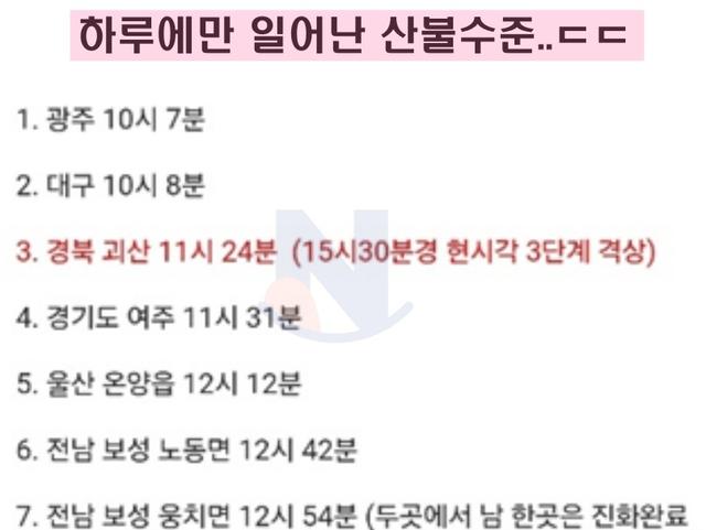 어제자 일어났던... <strong>산불</strong>들이 너무 수상한 이유