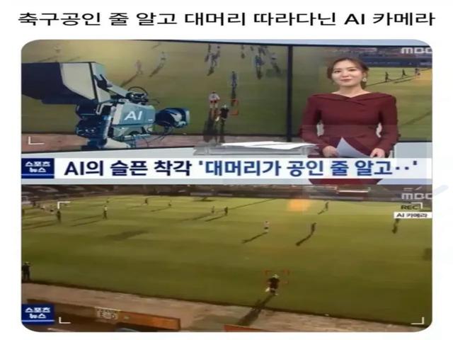 <strong>축구</strong>공인 줄 알고 대머리 따라다닌 AI 카메라..