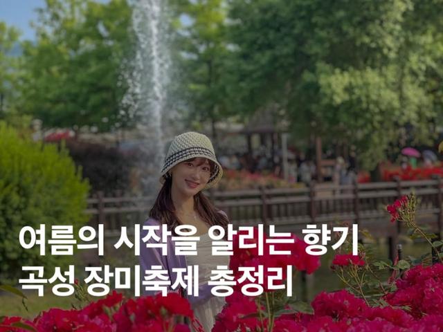 2025 곡성 장미축제 기간 입장료 포토존 총정리