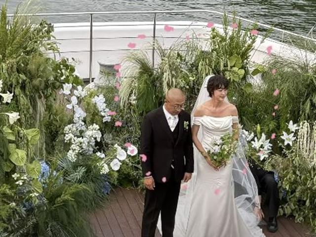 최여진 결혼식, ♥돌싱 신랑 무릎 꿇었다…불륜설 딛고 백년가약