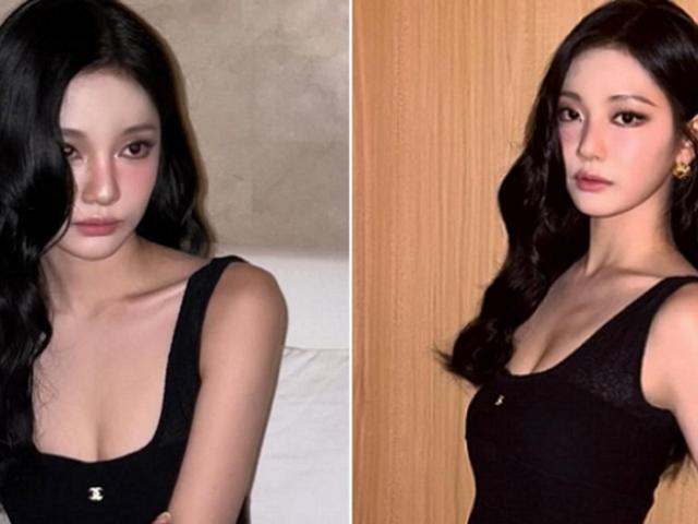 블랙 ‘샤넬 원피스’ 입은 에스파 닝닝... ‘세련+고혹’ 매력 뽐냈다
