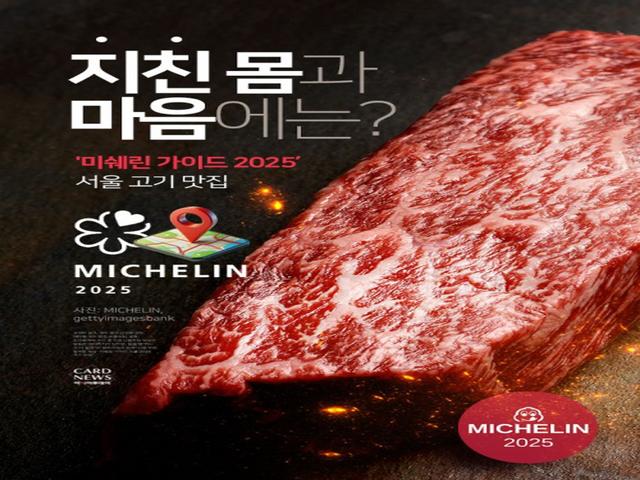 지친 몸과 마음에는? …'미쉐린 가이드 서울 2025 고기 맛집'