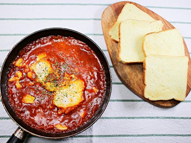 토마토소스가 이렇게 맛있다고? 레스토랑 감성 에그인헬 레시피