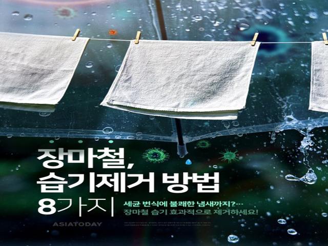 장마철, 습기제거 방법 8가지