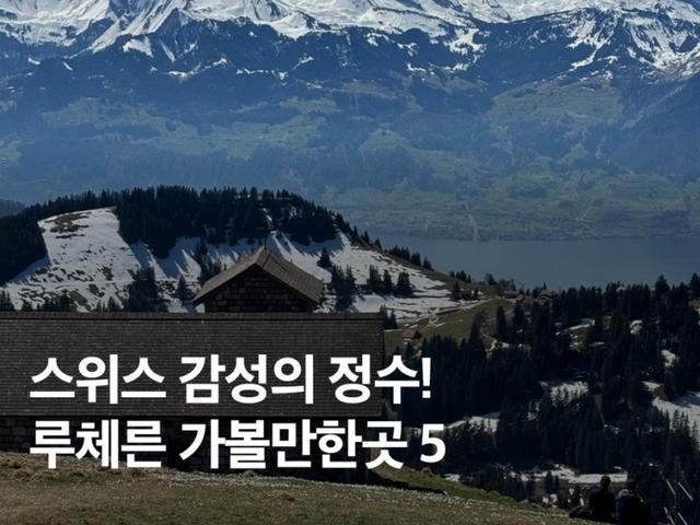 스위스 감성의 정수! 루체른 여행 <strong>가볼만한곳</strong> BEST 5