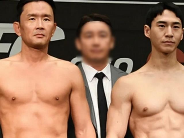 윤형빈, 밴쯔 상대로 1R TKO 승... 라이트 훅 한방에 쓰러져