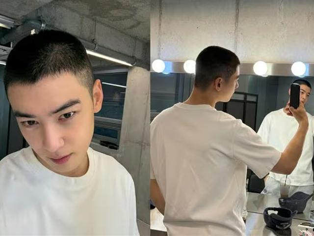<strong>차은우</strong>, 삭발해도 '얼굴 천재'..<strong>입대</strong> 전 마지막 인사 "멋있게 다녀올 것"