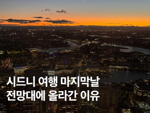 시드니 타워아이 전망대 선셋부터 야경까지! + 입장권 할인 꿀팁