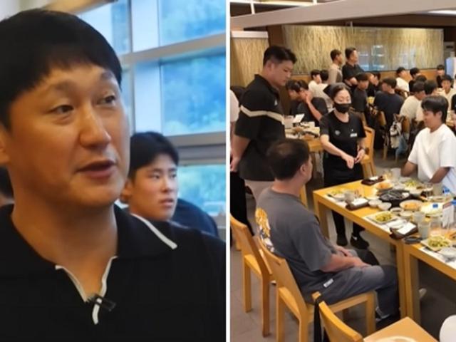 모교 ‘경남고’ 후배들 우승 선물로 한우 쏜 이대호... 계산서에 찍힌 1278만원