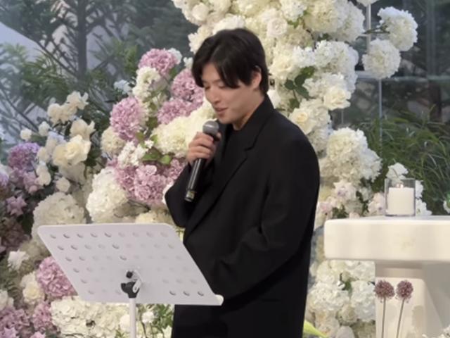 강하늘, 친척동생 결혼식서 축사+하객들과 사진까지…"인성 좋아 보여"