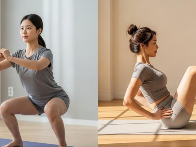 집에서 뱃살 줄이는 20분 실내 운동 5가지