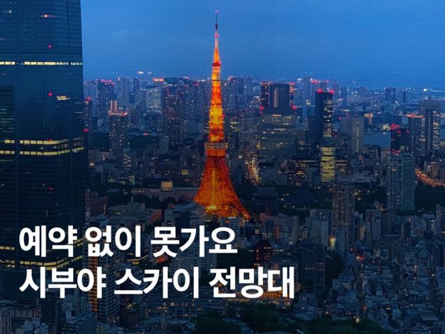 도쿄 시부야 스카이 전망대 입장권 <strong>예약</strong> 가는법 시간대 총정리