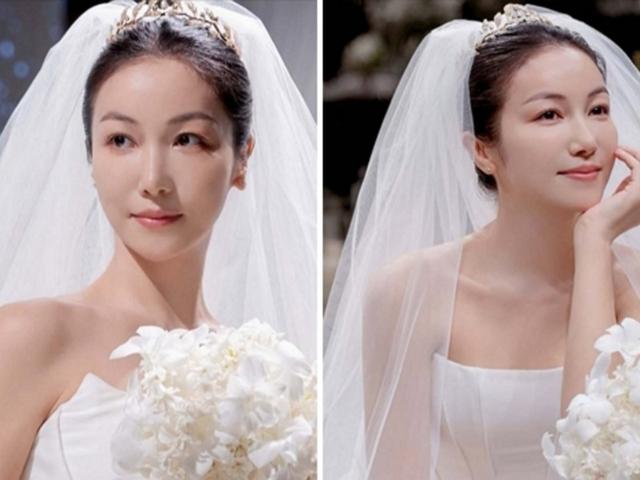 김옥빈, 초호화 결혼식 사진 공개... 순백 웨딩드레스 자태 빛났다