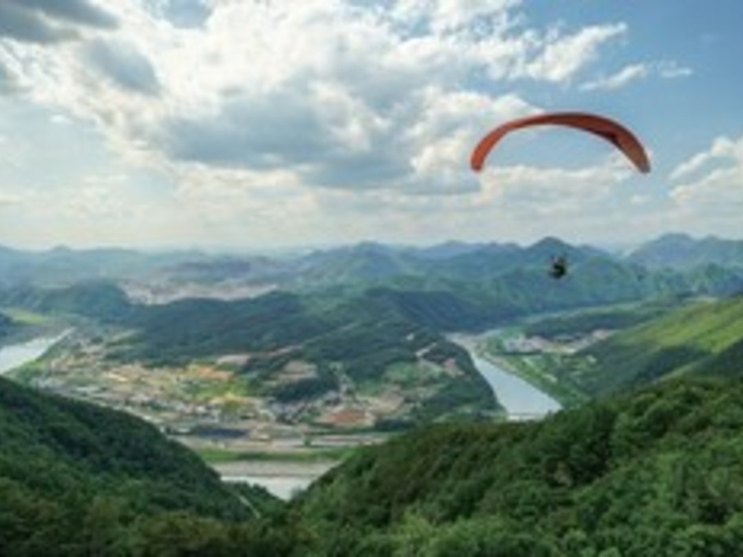 하늘에서 바라보는 우리 강산, 국내 패러글라이딩 명소