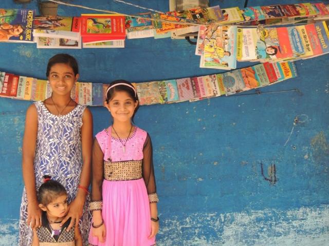 인도의 9살짜리 소녀가 직접 도서관을 열었다