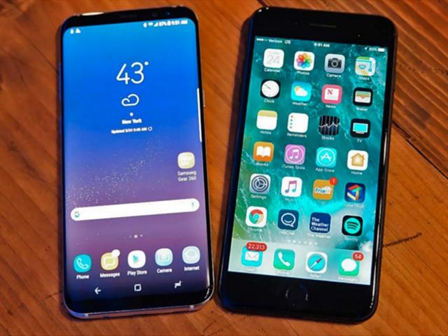 갤럭시S8/S8+ vs <strong>G6</strong>, 아이폰7플러스, 구글 픽셀 크기 비교