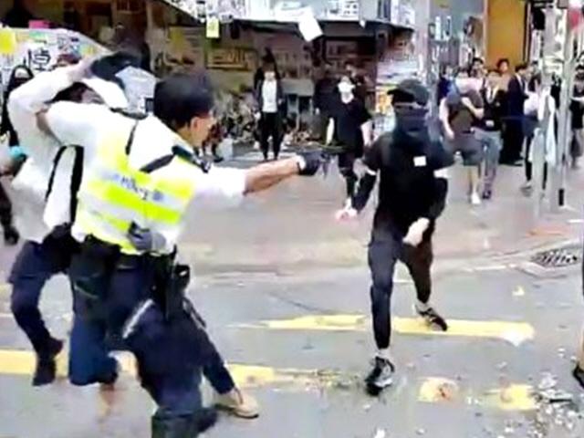 홍콩 사태 악화일로…시위 참가자, 실탄 맞고 쓰러져 위독 (종합)