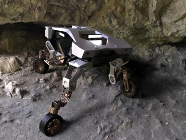 차량에서 다리가 쑥…현대차 변신 로봇 '타이거' 최초 공개