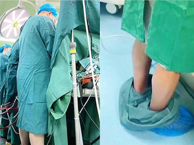 바지가 벗겨진 채 수술한 중국인 의사, 대체 무슨 일이…