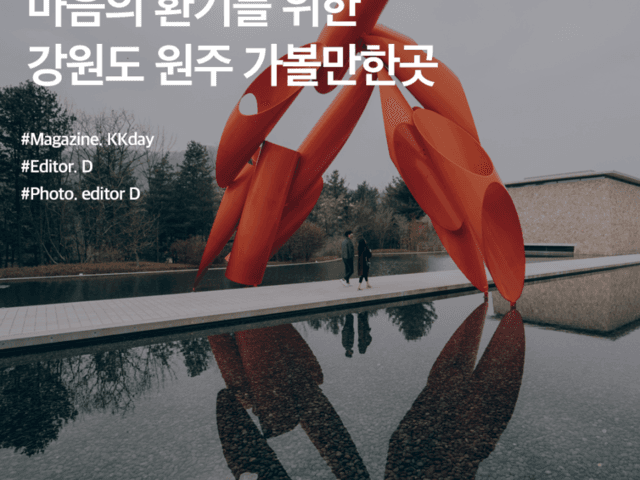 서울근교 당일치기 여행 :: 마음의 환기를 위한 강원도 원주 가볼만한곳