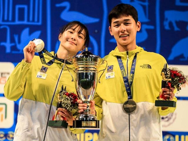 세계선수권 금·은·동 모두 목에 건 여자 근대5종 대표 김선우